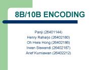 8B/10B ENCODING