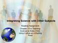 Integrating Science with Other Subjects PowerPoint PPT Presentation