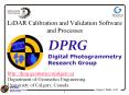 LiDAR Calibration and Validation Software and Processes PowerPoint PPT Presentation