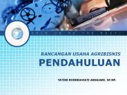 RANCANGAN USAHA AGRIBISNIS PENDAHULUAN