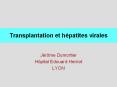 Transplantation et h PowerPoint PPT Presentation
