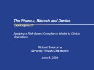 Pharma Colloquium_06.08.04