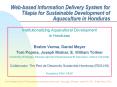 Web-based Information Delivery System for Tilapia for Sustainable Development of Aquaculture in Honduras PowerPoint PPT Presentation