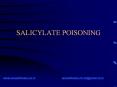 SALICYLATE POISONING PowerPoint PPT Presentation