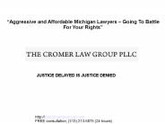 Personal injury attorney Michigan