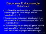Diaporama Endocrinologie Mode d