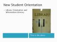 New Student Orientation PowerPoint PPT Presentation