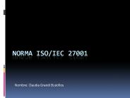 Norma iso/iec 27001