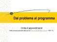 Dal problema al programma PowerPoint PPT Presentation