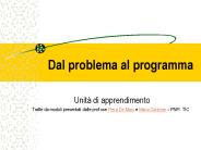 Dal problema al programma