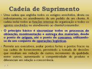 Cadeia de Suprimento