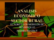 ANALISIS ECONOMICO SECTOR RURAL