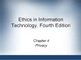 Ethics in Information Technology, Fourth Edition PowerPoint PPT Presentation