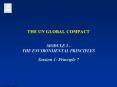 THE UN GLOBAL COMPACT PowerPoint PPT Presentation