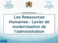 Les Ressources Humaines : Levier de modernisation de l PowerPoint PPT Presentation