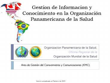 Gestion de Informacion y Conocimiento en la Organizaci
