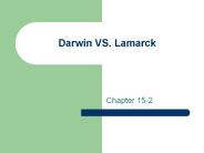 Darwin VS. Lamarck