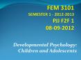 FEM 3101 SEMESTER 1 - 2012-2013 PJJ F2F 1 08-09-2012 PowerPoint PPT Presentation