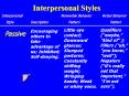 Interpersonal Styles PowerPoint PPT Presentation