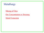 Metallurgy
