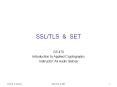 SSL/TLS PowerPoint PPT Presentation
