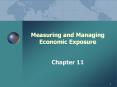 Measuring and Managing Economic Exposure PowerPoint PPT Presentation