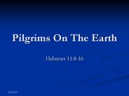 Pilgrims On The Earth