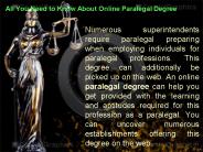 paralegal degree
