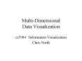 Multi-Dimensional Data Visualization PowerPoint PPT Presentation