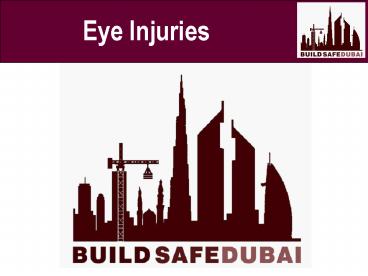 Eye Injuries
