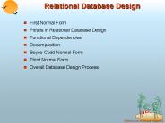 Relational Database Design