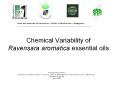 Chemical Variability of Ravensara aromatica essential oils PowerPoint PPT Presentation