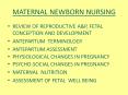 MATERNAL NEWBORN NURSING PowerPoint PPT Presentation