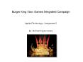 Burger King Xbox Games Integrated Campaign PowerPoint PPT Presentation