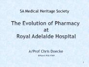 A/Prof Chris Doecke BPharm PhD FSHP