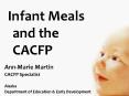 Infant Meals and the CACFP PowerPoint PPT Presentation