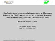 Clarifications and recommendations concerning differences