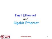 Fast Ethernet and Gigabit Ethernet