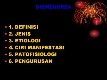 DISMENOREA