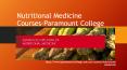 Study Nutritional Medicine At Paramount College Perth Australia PowerPoint PPT Presentation