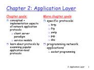 Chapter 2: Application Layer
