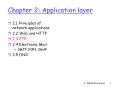 Chapter 2: Application layer PowerPoint PPT Presentation