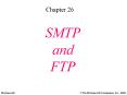 SMTP and FTP