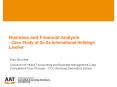 Business and Financial Analysis - Case Study of Sa Sa International Holdings Limited PowerPoint PPT Presentation