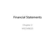 Financial Statements