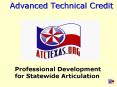 Advanced Technical Credit PowerPoint PPT Presentation
