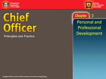 Personal and Professional Development