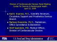 Division of Cardiovascular Devices Panel Meeting Center for Devices PowerPoint PPT Presentation