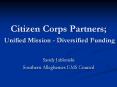 Citizen Corps Partners; Unified Mission - Diversified Funding PowerPoint PPT Presentation