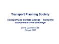 Transport Planning Society PowerPoint PPT Presentation